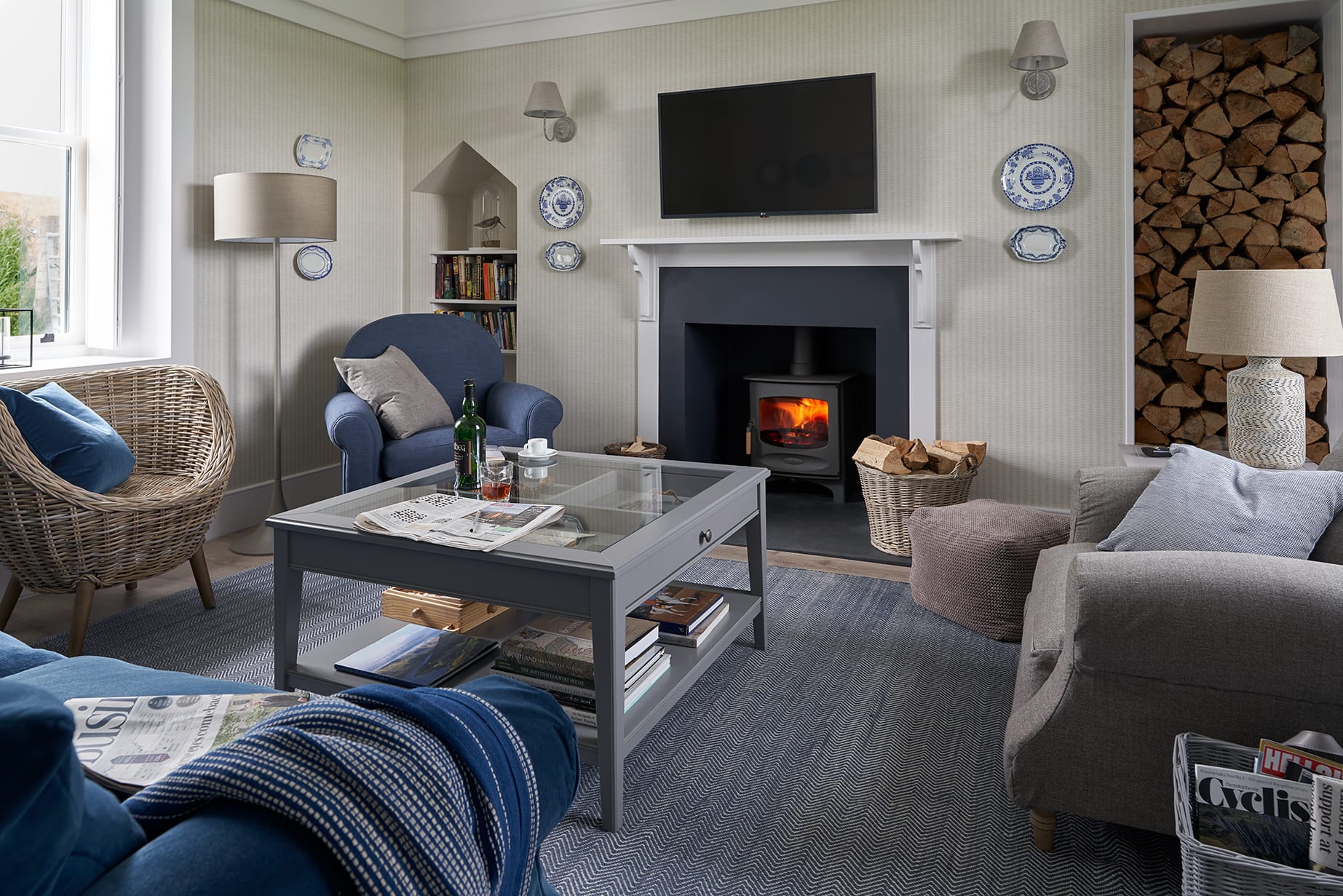Weaver Green: beautiful, practical, ethical - Achnahatnich House sitting room