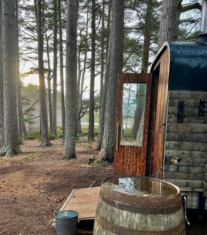 sauna - rothiemurchus aviemore